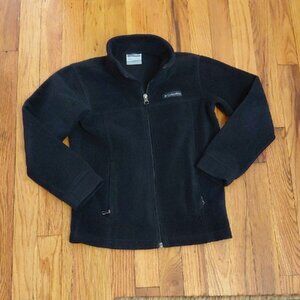 Columbia Midnight Black Full-Zip Jacket KIDS Sz S